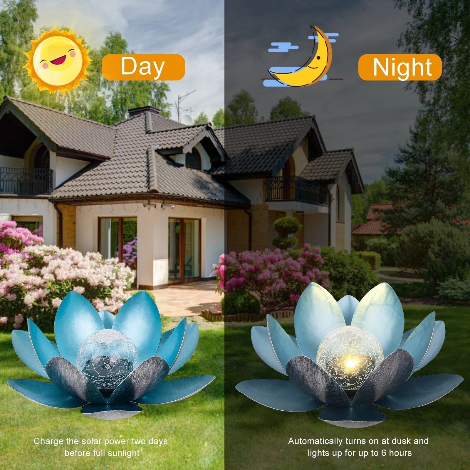 1+1 GRATIS | LotuGlow – Magische Gartenbeleuchtung mit Stil