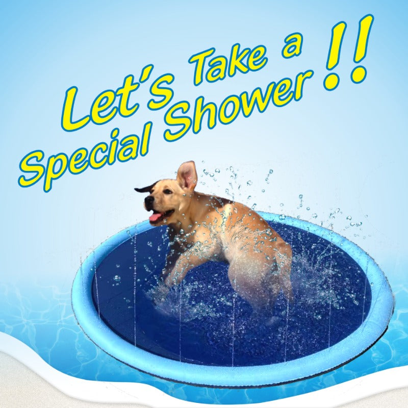 PawSplash™ - Aufblasbare Wasserliege Pad