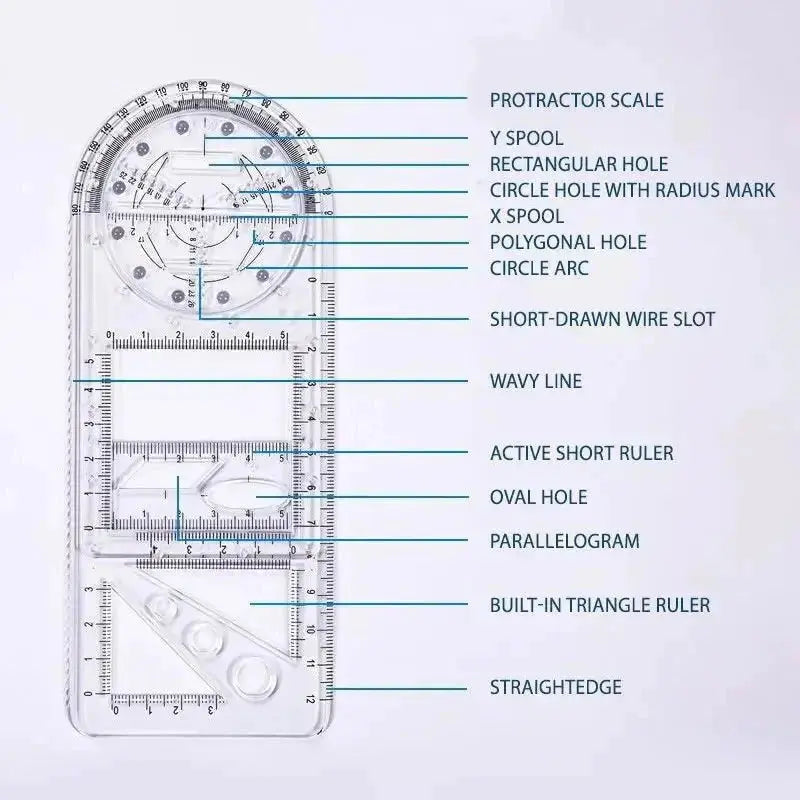 GeoMaster™ — Zeichnen Sie jedes Mal perfekte Winkel und Formen mit Vertrauen