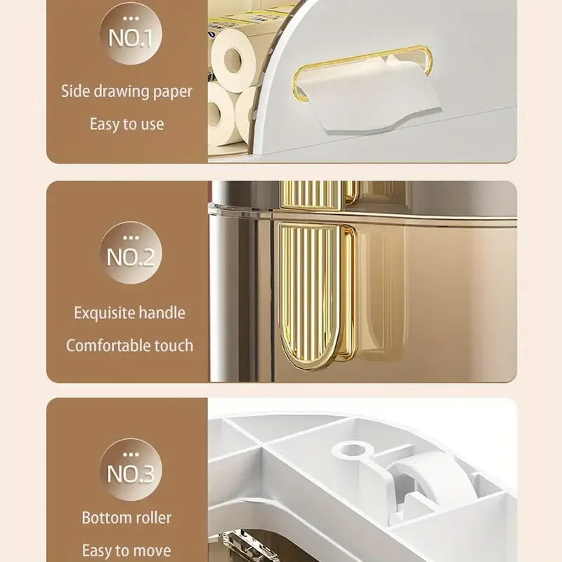 GlideNest™ — Verwandeln Sie Ihr Bad-Chaos in Ruhe auf Rollen