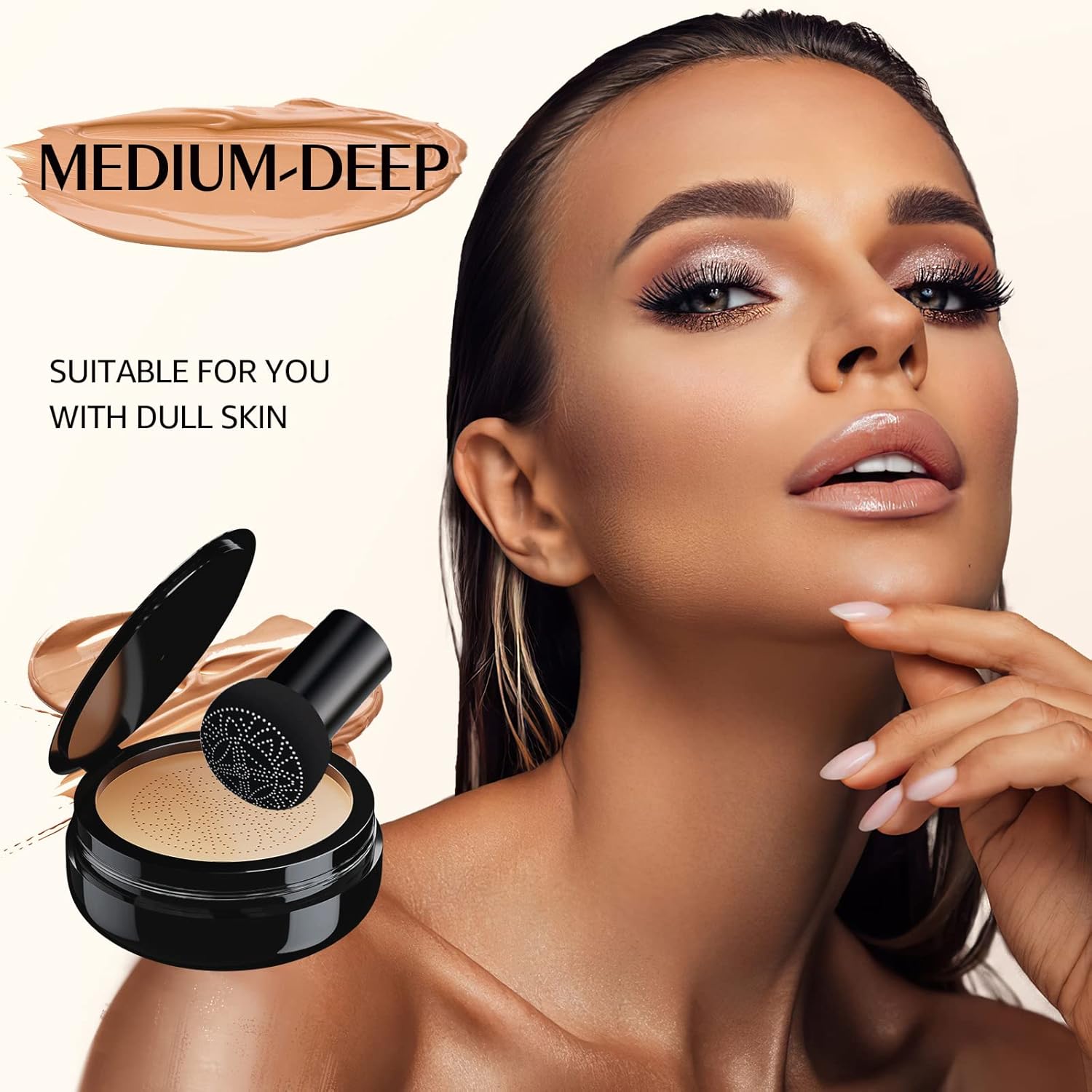 1+1 GRATIS | Mushroom Head Air Cushion CC Cream™ — Mühelose, makellose Haut, die jede Unvollkommenheit kaschiert