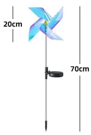 1+1 GRATIS | SpinGlow – Farbenspiel & Bewegung für deinen Garten bei Nacht