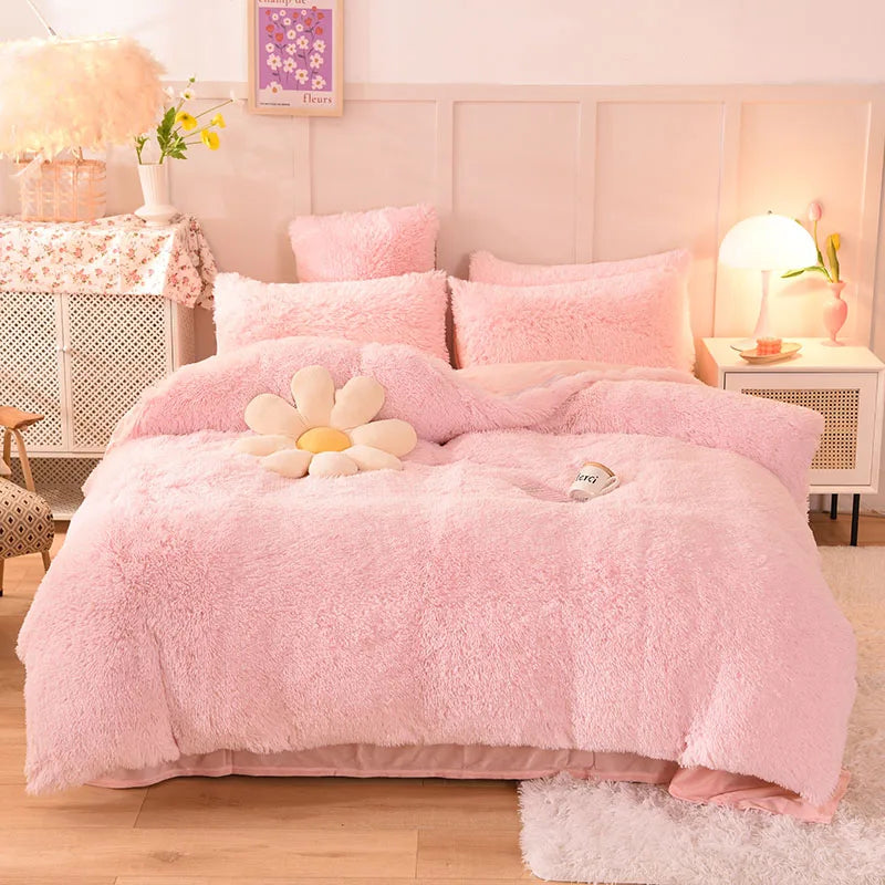 5-teiliges Teddy™ | Flauschiges Fleece-Bettwäscheset