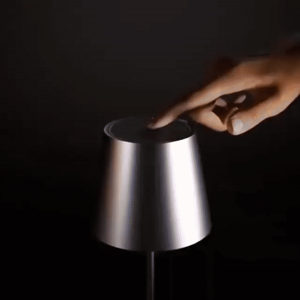 NordicLamp Kabellose Tischlampe | Minimalistisches Design | Dimmbares LED-Licht | Tragbar