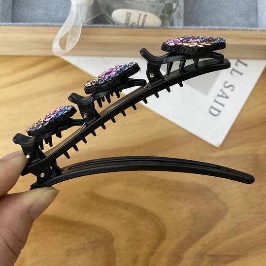 EdelsteinKlammern™ Stein geflochtene Haarspangen