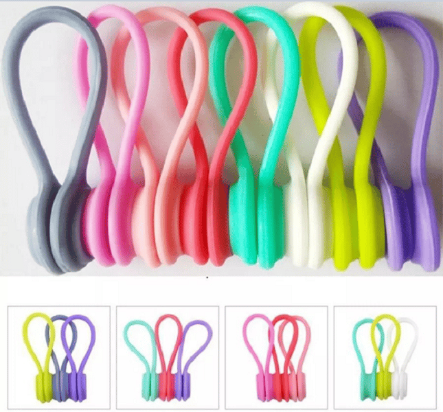 Snap-On Magnetische Kabelbinder – Für Kabel, Schlüssel, Fotos & mehr