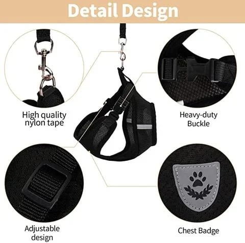 VitaStride™ Geschirr – Halten Sie Ihr Haustier sicher, bequem und bereit für Abenteuer