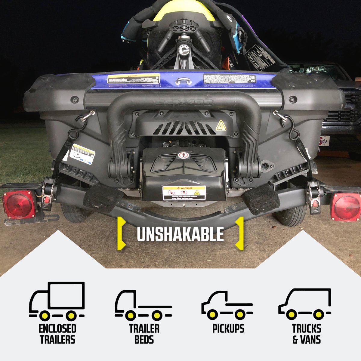 Strapify™ - Rückziehbarer Auto-Ratschenriemen mit unitmotor