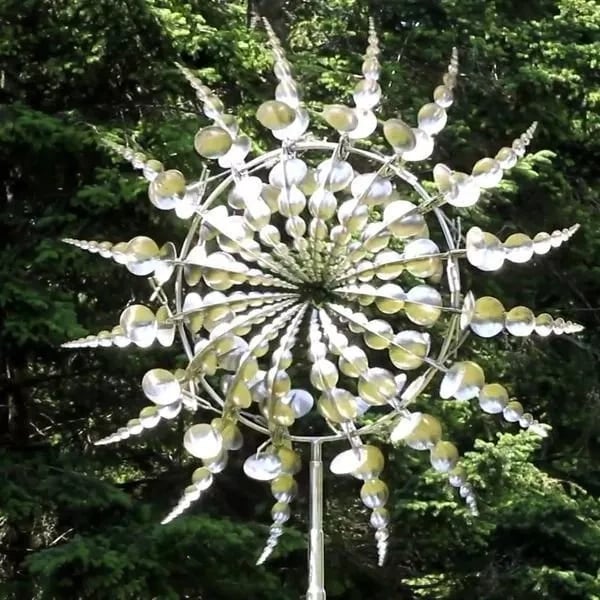 WindMagix™ - Hypnotische Metall-Windskulptur für Ihren Garten