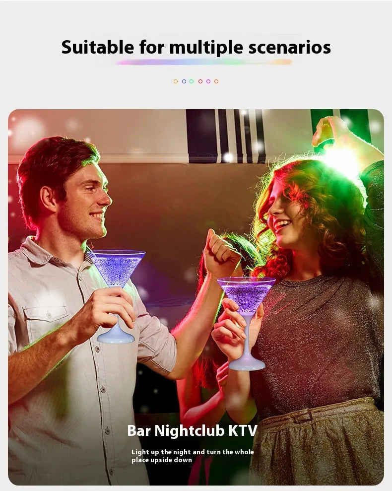 GlasGlo™ - LED-Lichtweingläser