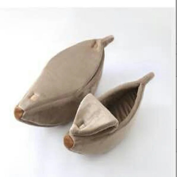 das kuschelige bananenförmige Bett für Ihren pelzigen Freund!