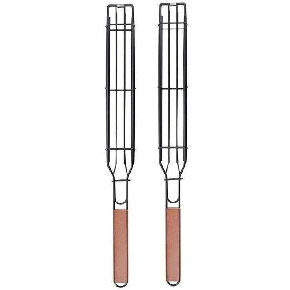 1+1 Gratis | GrillMate™ Wiederverwendbarer Grillkorb für Spieße