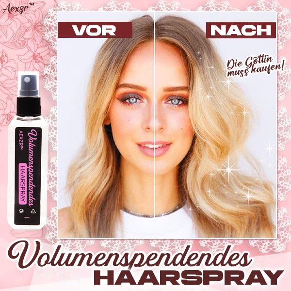1+1 GRATIS | VolumeSpray™ - Erhalten Sie wunderschönes, voluminöses Haar, das lange hält!
