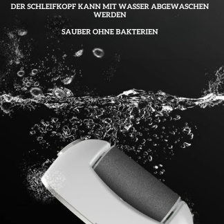 Elektrischer hornhautentferner für glatte Füße