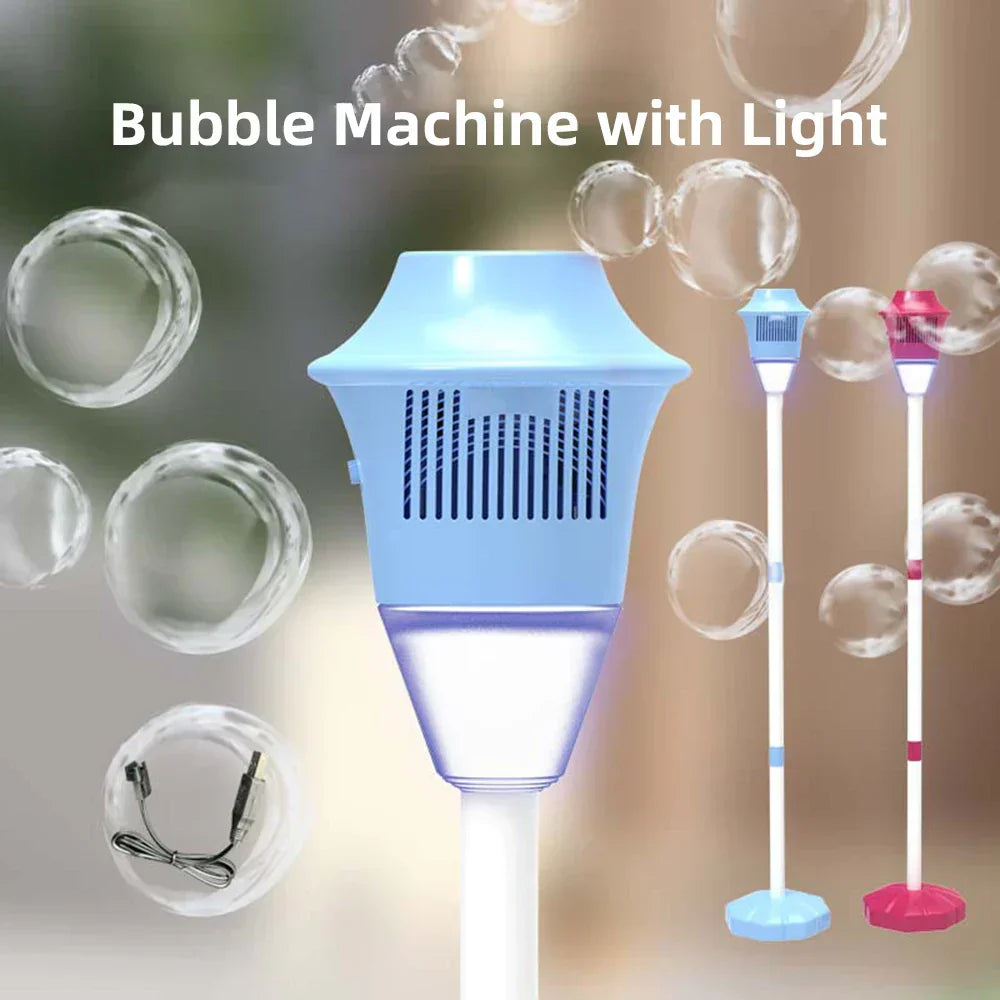BubbleGlow - Magische Seifenblasen mit buntem Lichteffekt!