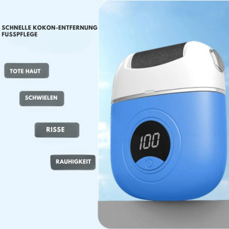 Elektrischer hornhautentferner für glatte Füße
