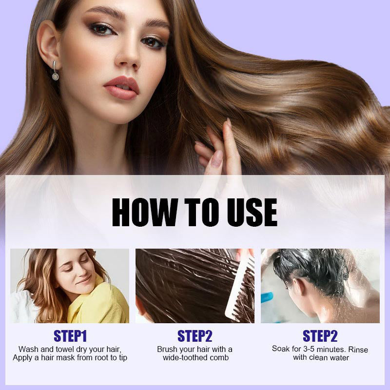 Lilas glänzende Haarkur