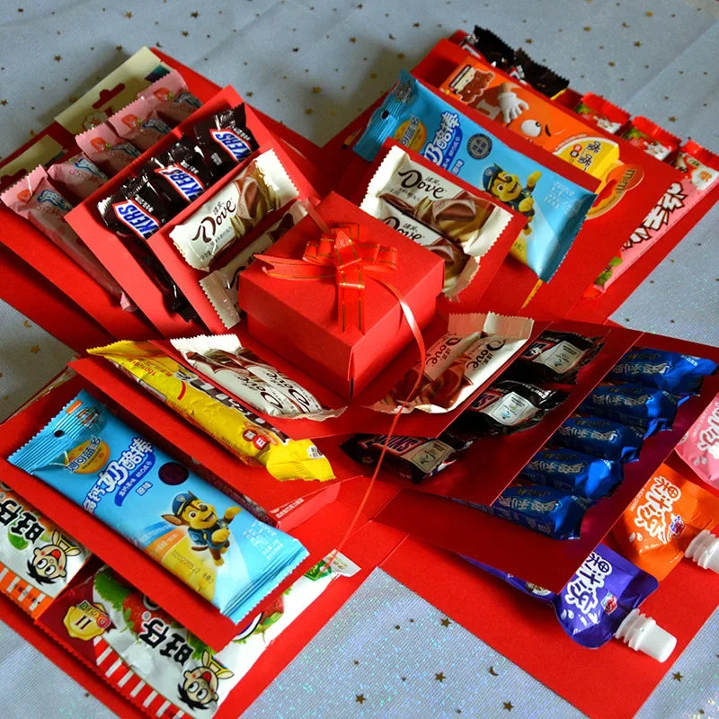 DIY Überraschungs-Explosion Geschenkbox