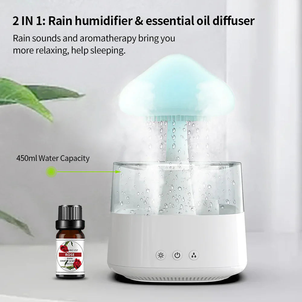 Magic Rain Mushroom Cloud Humidifier Macht es einfacher einzuschlafen