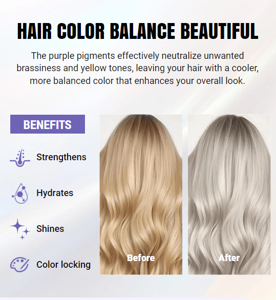 Lilas glänzende Haarkur