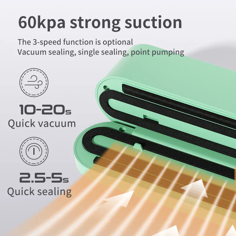 Handlicher Vakuumierer für Zuhause