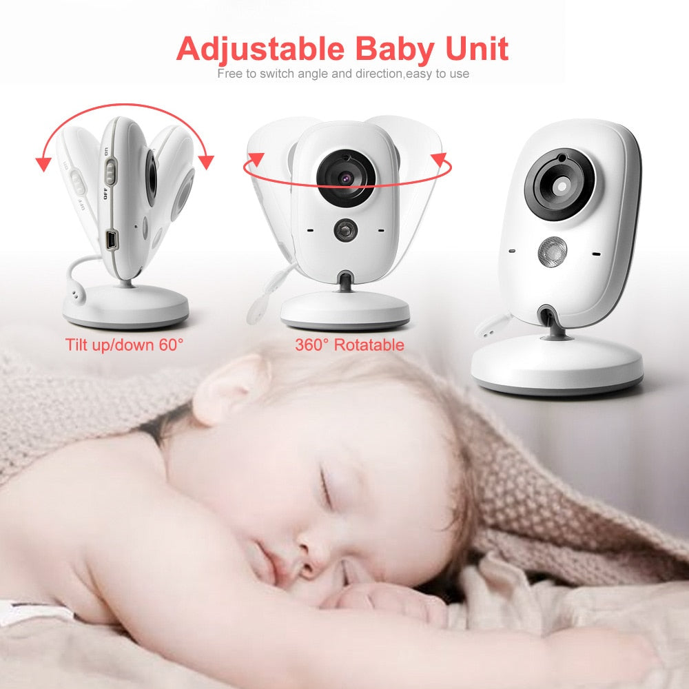 CradleView™ | Drahtloses Babyphone mit LCD-Display und 2-Wege-Audiogespräch