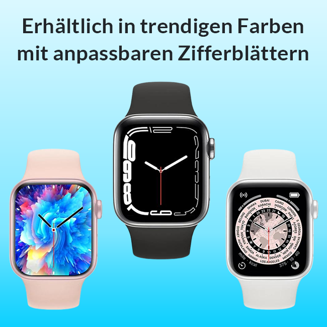 i8 Pro Max Smartwatch | Mit Umfangreichem Gesundheitsmonitor 75% RABATT!