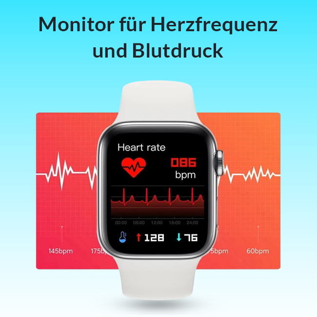 i8 Pro Max Smartwatch | Mit Umfangreichem Gesundheitsmonitor 75% RABATT!