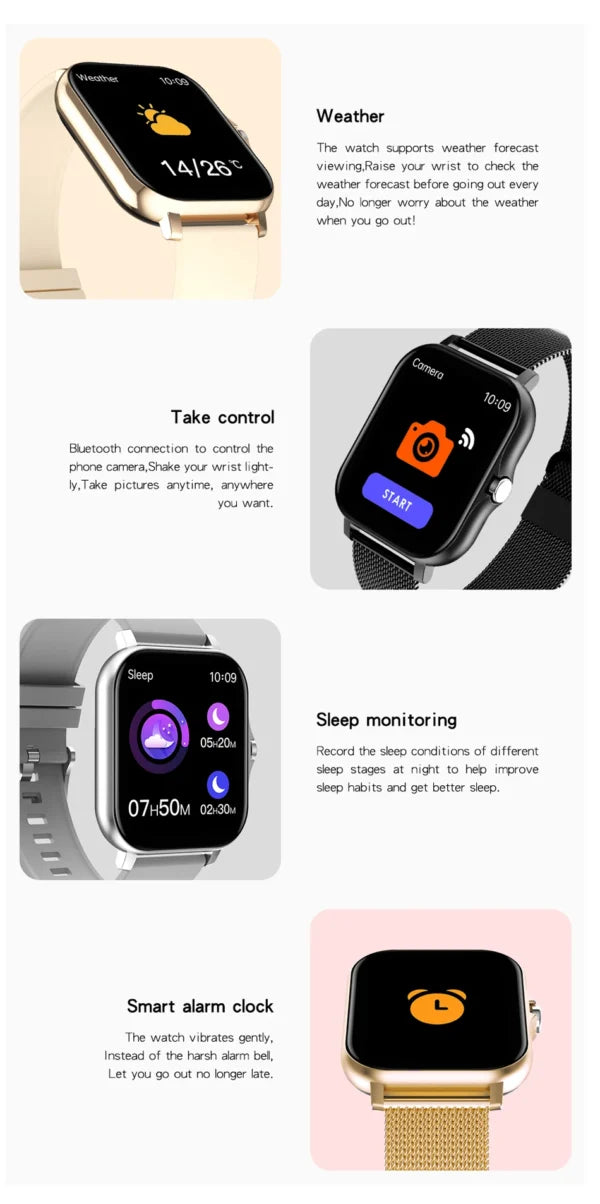 Morena™ - Die unverzichtbare Smartwatch für einen gesünderen Lebensstil!