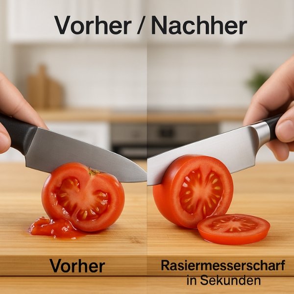 Messerschärfer | Einfaches Messer Schärfen | Zwilling Messerblöcke | Schleifstein | KlingenKraft