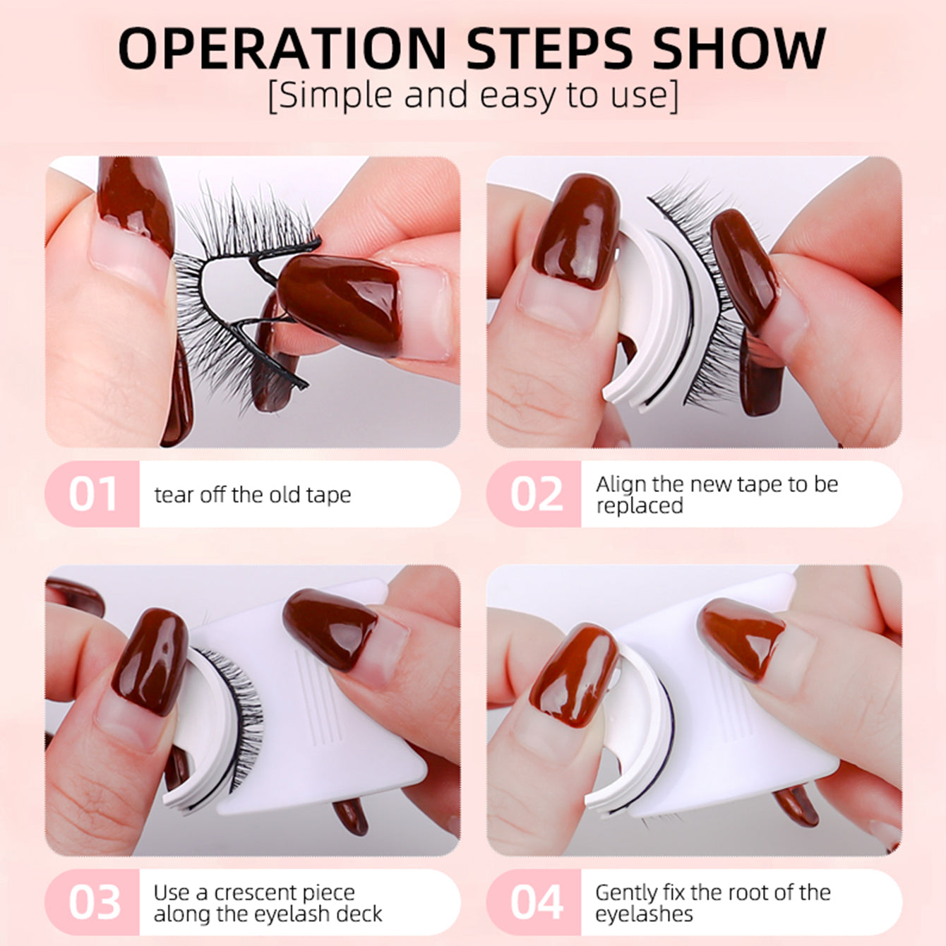 Lurelle™ – Leichte, wiederverwendbare Selbsthaft-Wimpern