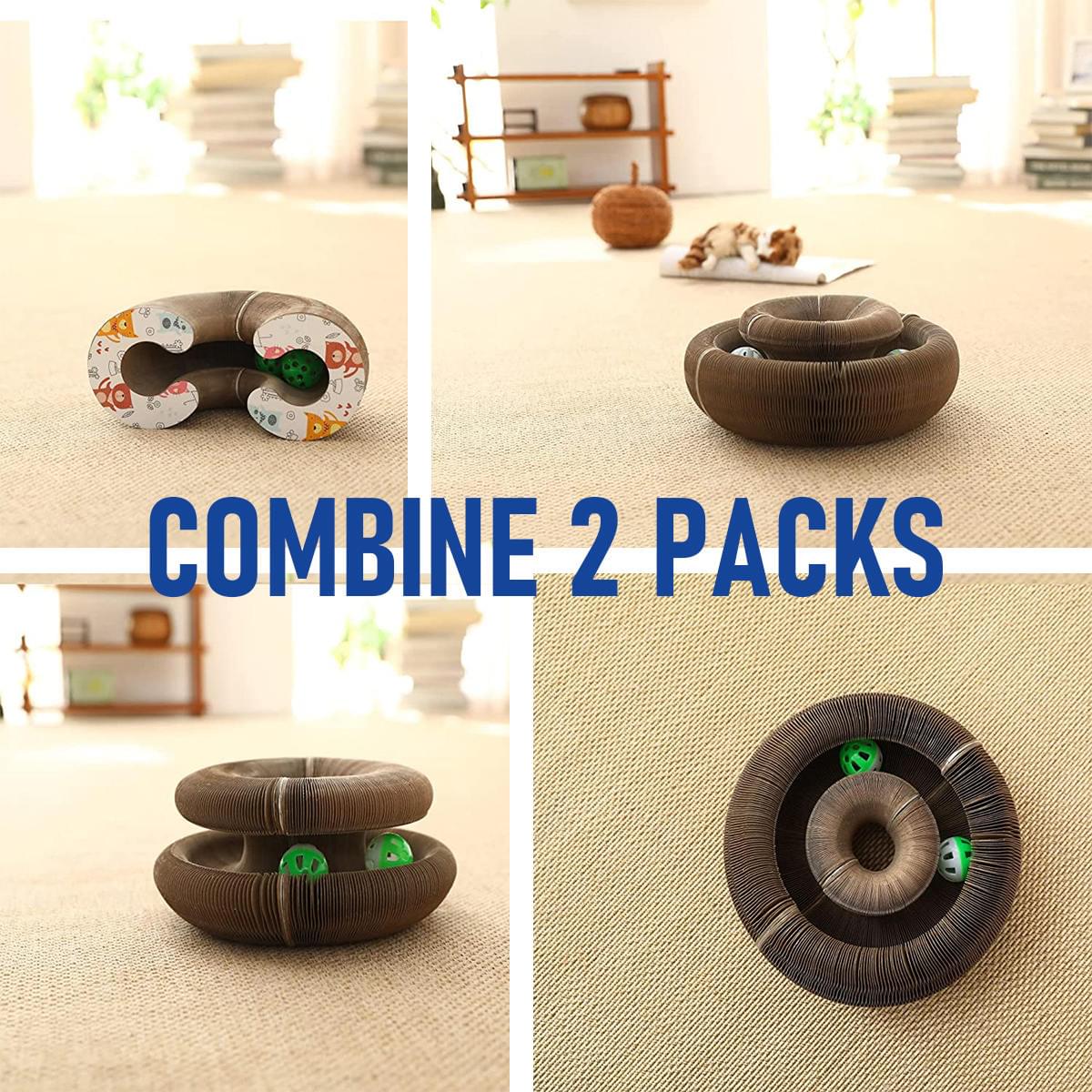 Katzenburg™ - Spielzeug aus Pappe für Katzen | 50% RABATT