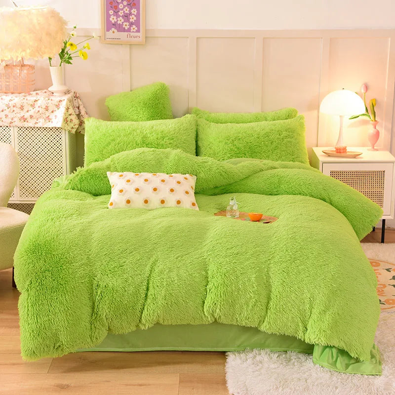 5-teiliges Teddy™ | Flauschiges Fleece-Bettwäscheset