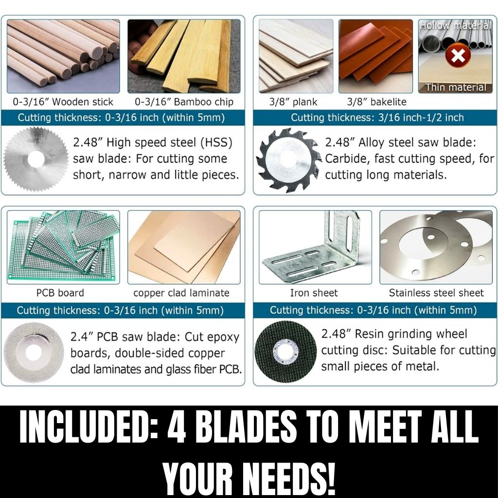 SANRICO MiniCutter Säge Perfekt für DIY-Projekte