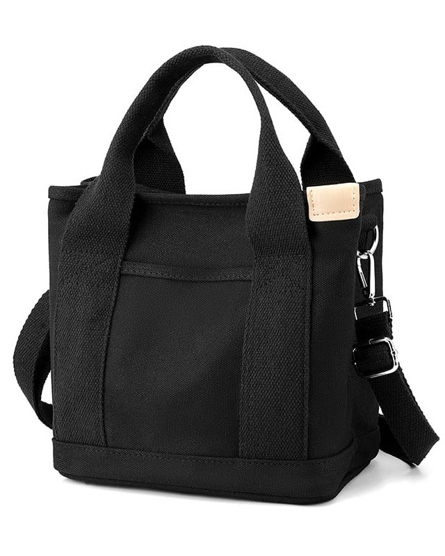 Mira – Stylische Canvas-Tasche mit Fächern