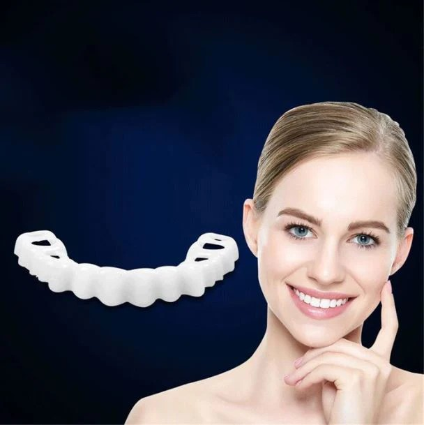 1+1 Gratis | SmileFix™ - Holen Sie sich das Lächeln, das Sie sich immer gewünscht haben, ohne Bohren, Kleben oder Warten!