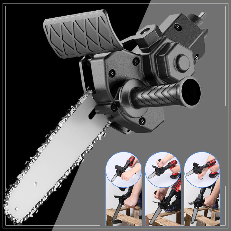DrillSaw™ – 4/6 Zoll Bohrmaschine Als Adapter Für Eine Elektrische Kettensäge