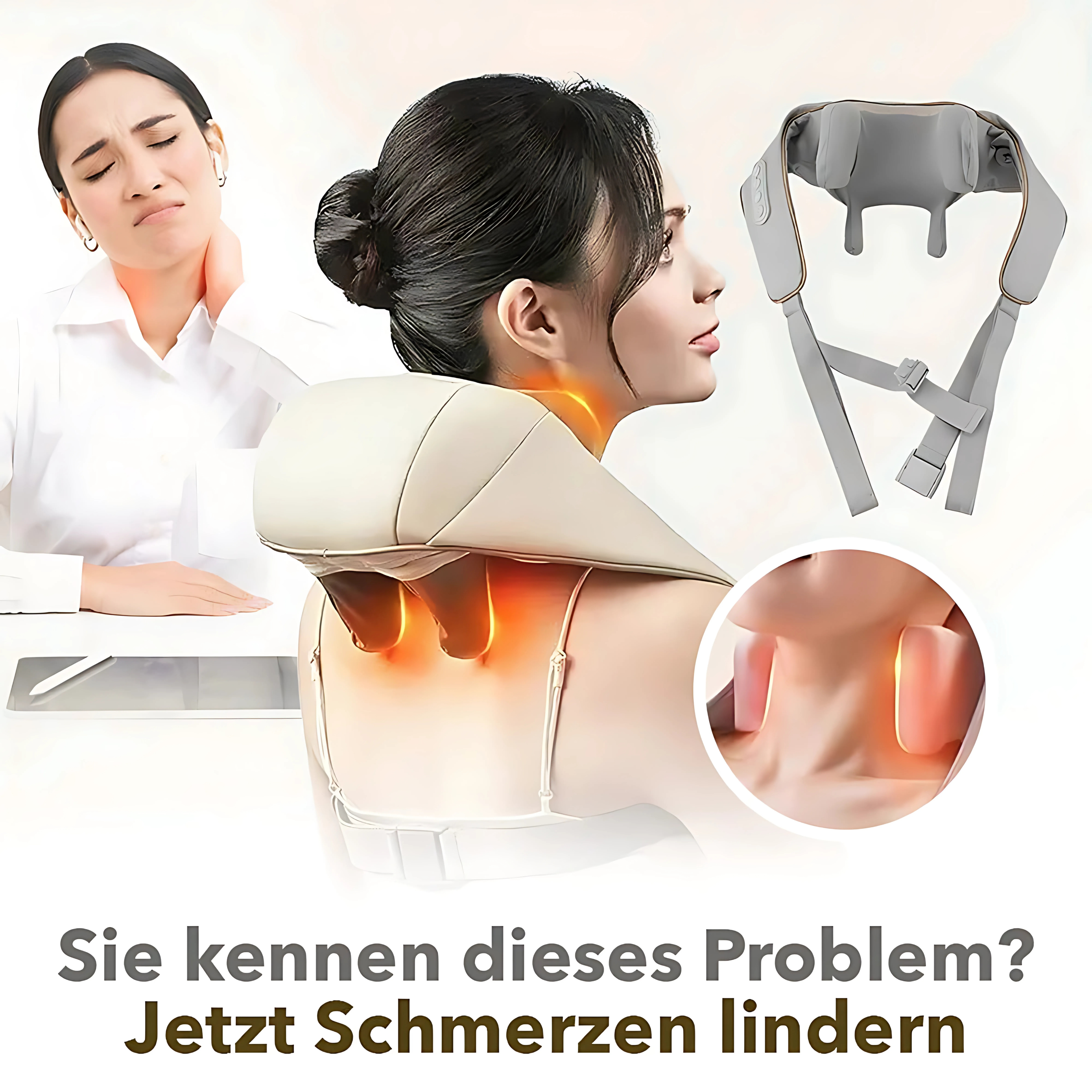 RelaxTherm™ | Tiefengewebs-Wärmemassage für Nacken, Rücken und Schultern