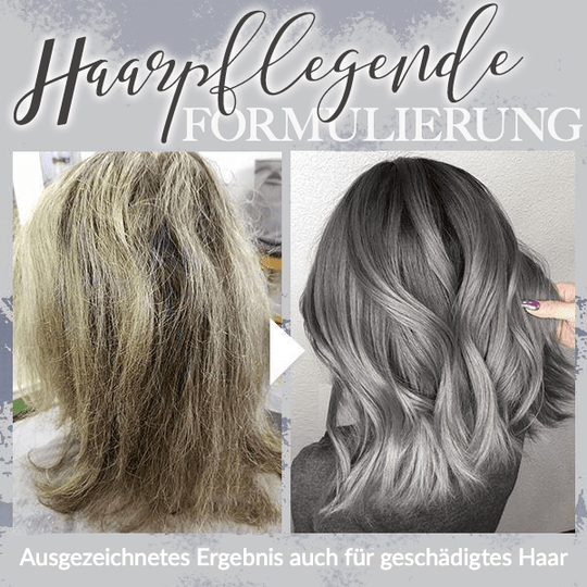 Haarfarbe SilberGlanz | Grauabdeckung | Langanhaltend | Pflegend | 1+1 Gratis