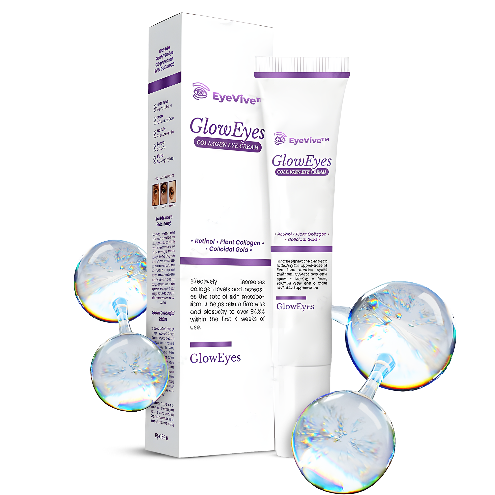 EyeVive™ - Creme | Reduzieren Sie Tränensäcke und hängende Augenlider in 9 Tagen um 91%!