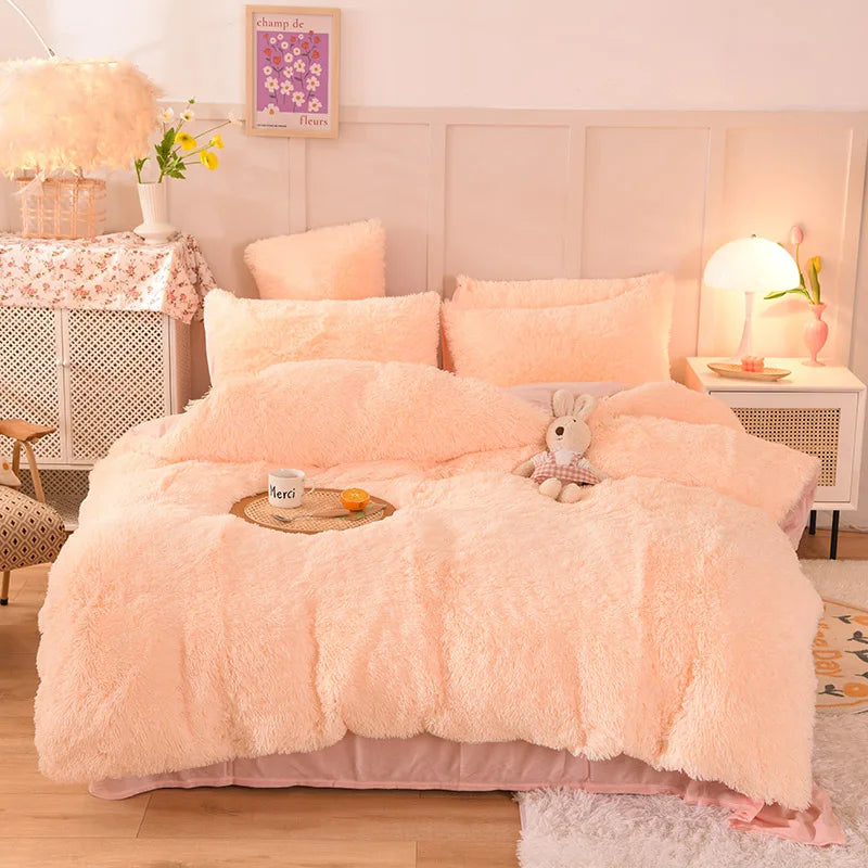 5-teiliges Teddy™ | Flauschiges Fleece-Bettwäscheset