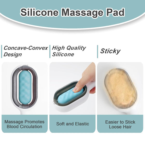 All-in-One Fellpflegebürste | Reduziert Haarausfall | Mit Wassertank & Handtuch | Für Unterwegs & Zuhause | Groomzy™