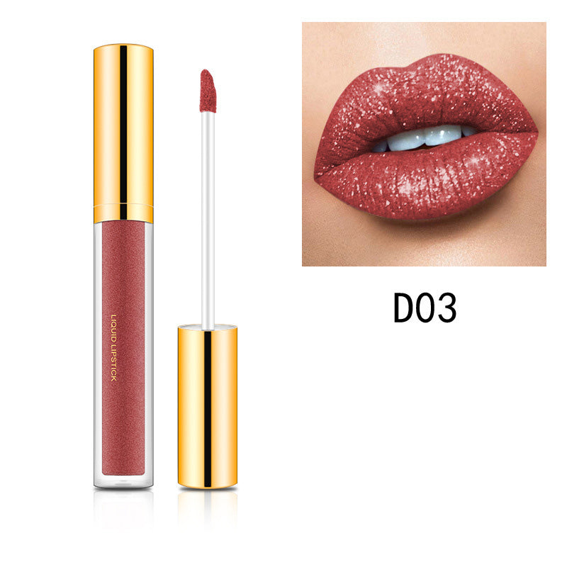 GlamLips - Metallischer flüssiger Diamant-Glitter-Lippenstift | 1+1 GRATIS