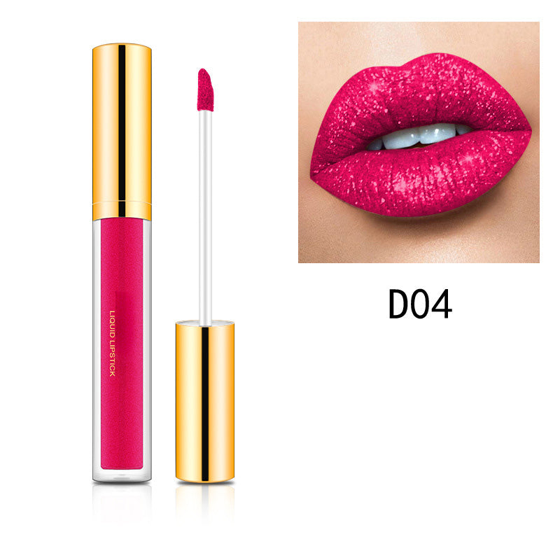GlamLips - Metallischer flüssiger Diamant-Glitter-Lippenstift | 1+1 GRATIS