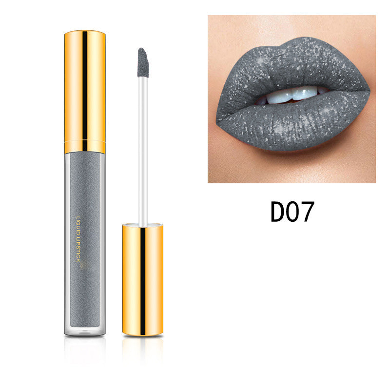 GlamLips - Metallischer flüssiger Diamant-Glitter-Lippenstift | 1+1 GRATIS