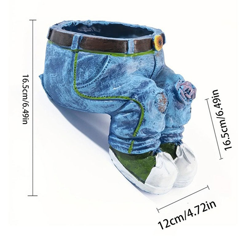 BloomPants - Kreativer Blumentopf in Form einer 3D-Jeans