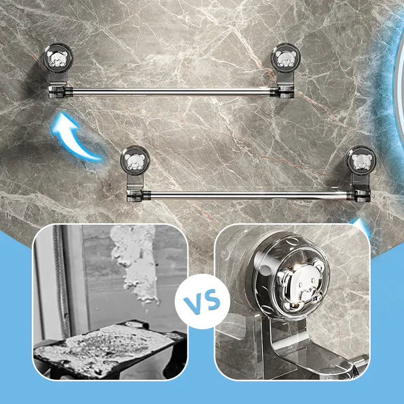 TowelFlex Verstellbarer Handtuchhalter