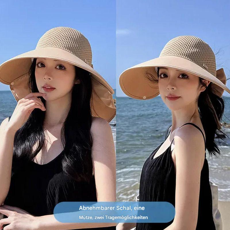 1+1 Gratis | Solaris™ Stylischer UV-Schutzhut mit breiter Krempe und kühlendem Nackenschutz