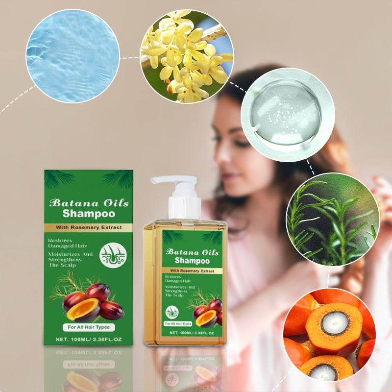 1+1 Gratis | Glowify™ Batana Öl Shampoo mit Rosmarin-Extrakt