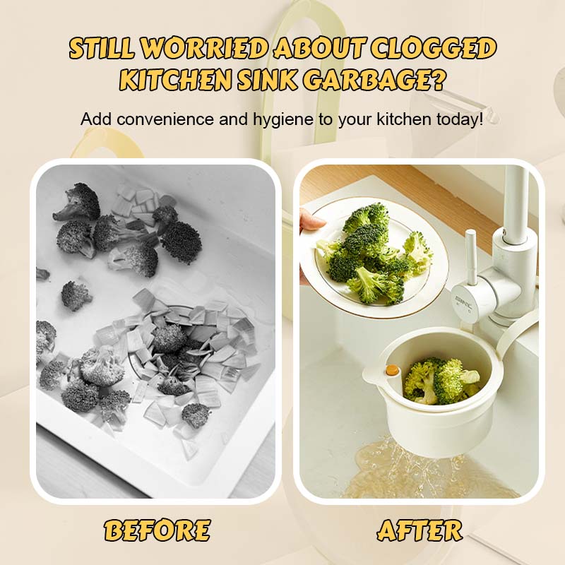 Multifunktionaler Abtropfkorb für saubere Spülen